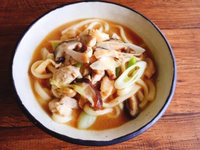 キムチと豆腐のピリ辛スープ