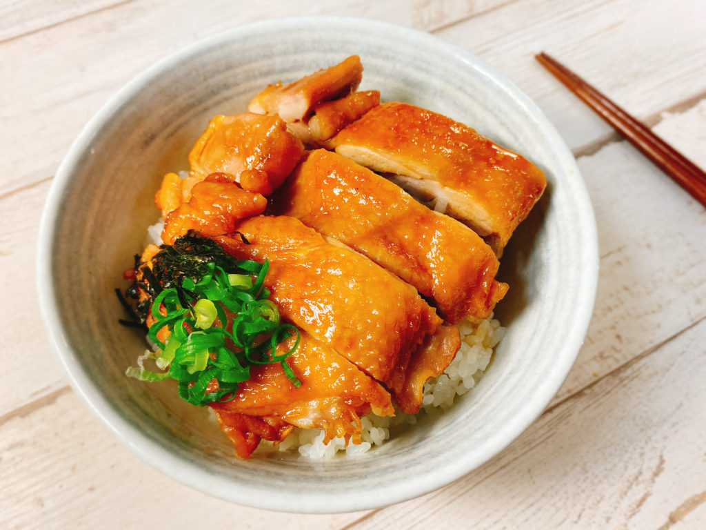 レンジで簡単！絶品 照り焼きチキン丼